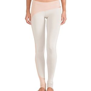 Studio Perforated Tights in Shell Beige & Rose Tan